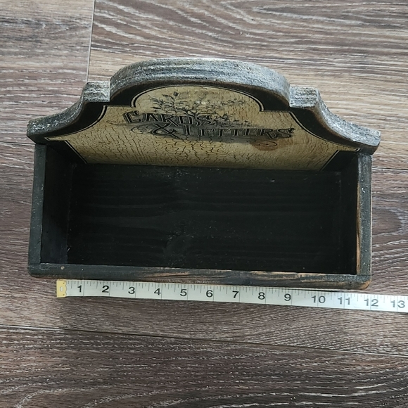 📬☕ Rustic Knickerbocker Mills Co. Card & Letter Holder – Vintage Tea & Coffee - Picture 12 of 15
